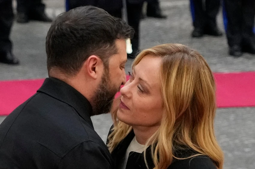 Zelenski i  Đorđa Meloni