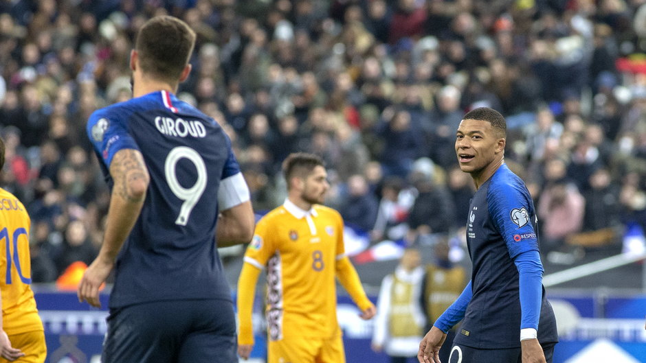 Olivier Giroud i Kylian Mbappe