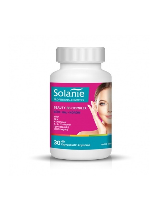 Beauty BB Complex szépségvitamin hajra, bőrre, körömre SOLANIE 3899 Ft, GLAMOUR kuponnal, 20% kedvezménnyel 3119,2 Ft