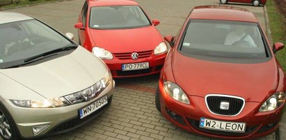 Honda Civic kontra Seat Leon i VW Golf: oto trzy sposoby na sukces