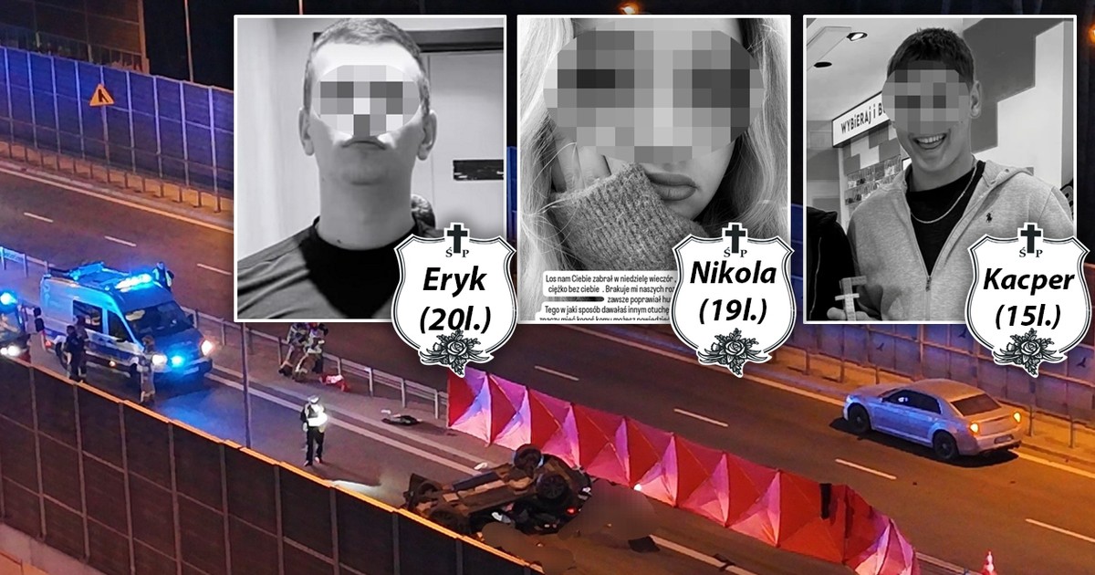 Tragedia w Łomiankach: Pijany kierowca odebrał życie trzem młodym osobom