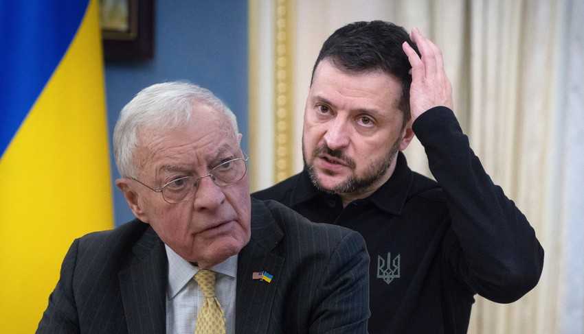 Kit Kelog i Volodimir Zelenski