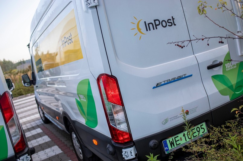 Ford E-Transit we flocie InPost