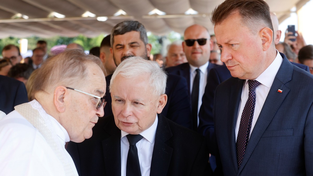 Jarosław Kaczyński i o. Tadeusz Rydzyk na Jasnej Górze