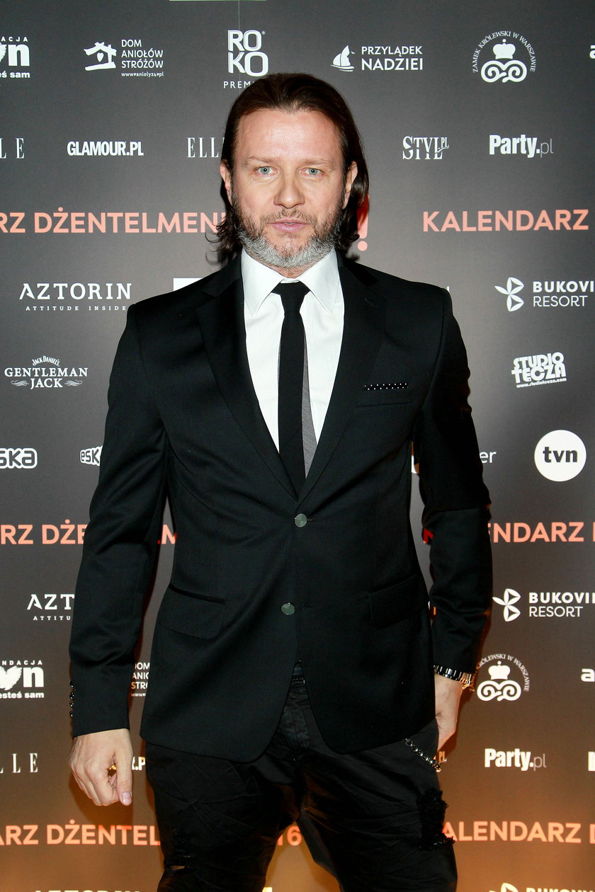Radosław Majdan. Nominowany w kategorii "Gwiazda stylu"