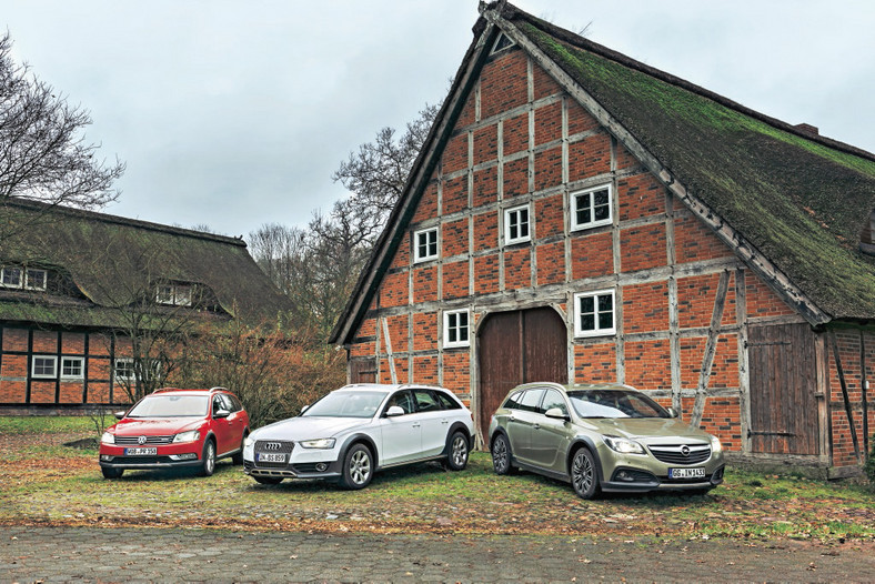 Audi A4 Allroad, Opel Insignia Country Tourer, VW Passat Alltrack