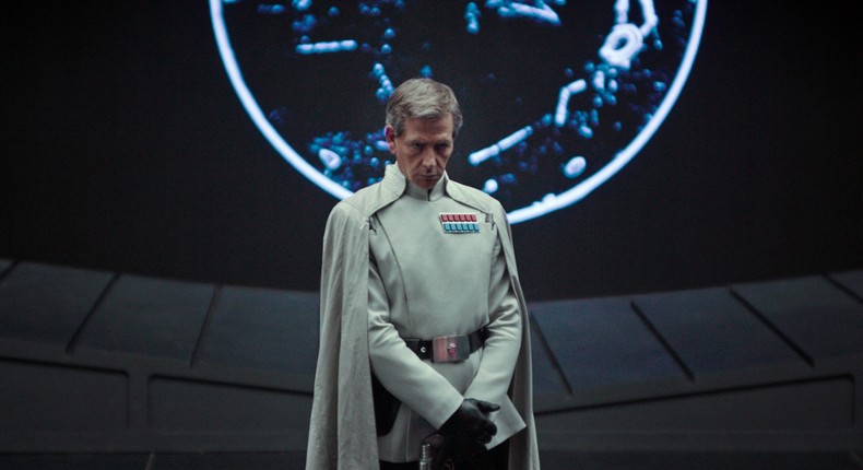 Ben Mendelsohn as Orson Krennic in Rogue One.