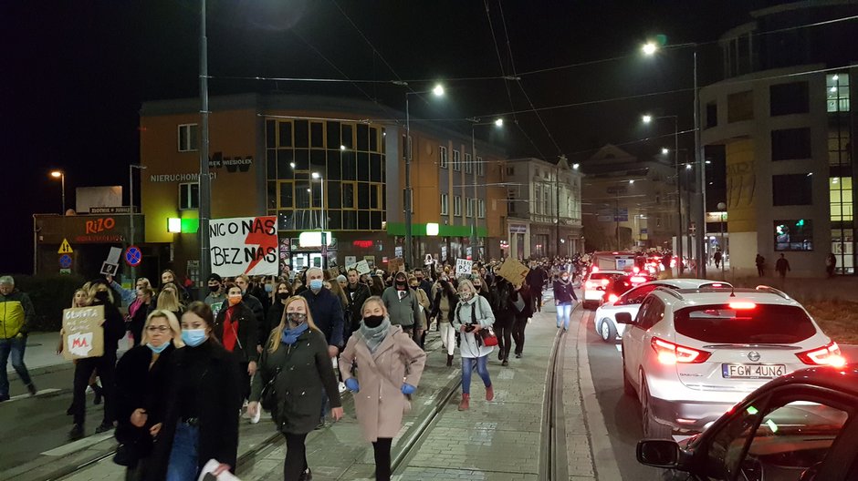 Protest na ulicach Gorzowa