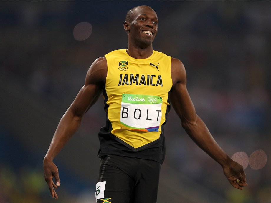 Could May beat Bolt in a race? The England star says no.