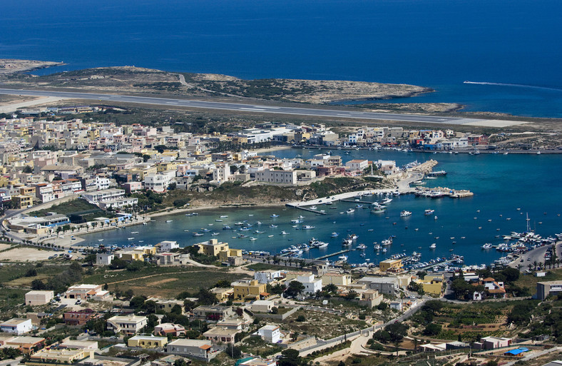 Lampedusa, port