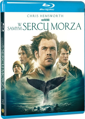 "W samym sercu morza" - okładka Blu-ray