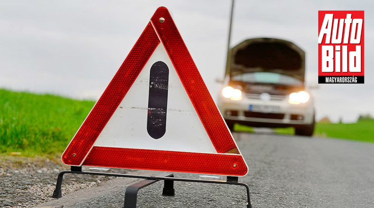 A háromszög helyes használata / Fotó: Auto Bild