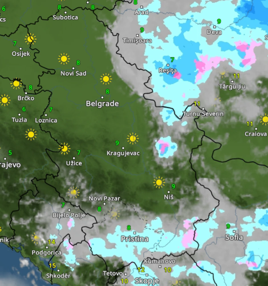 Vreme u 7 ujutru posle nevremena
