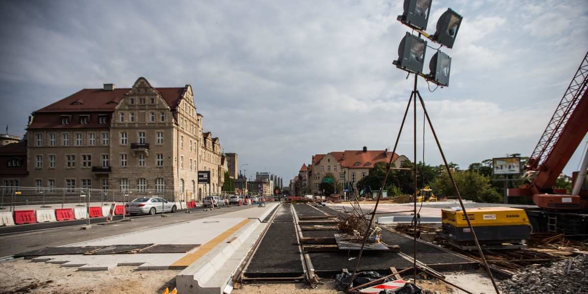 Tramwaj na Św. Marcinie w Poznaniu