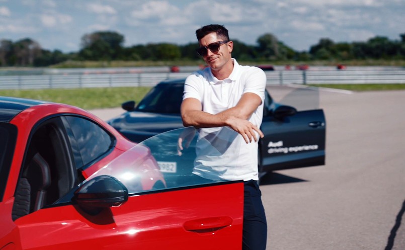 Robert Lewandowski ma nowy samochód. To elektryczne Audi