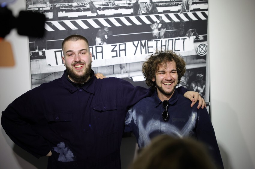 otvaranje izložbe "Nismo umetnici"