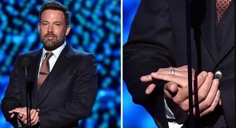 Ben Affleck wearing his wedding ring at the ESPY Awards 