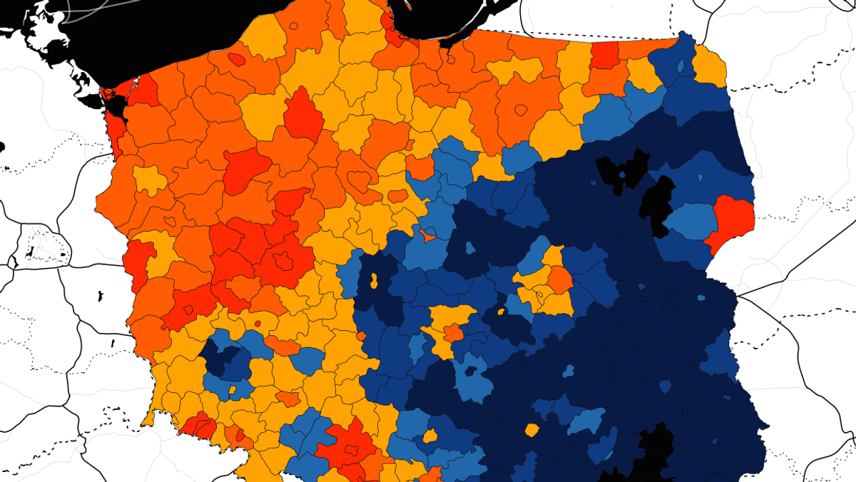 wybory mapa zabory rozbiory