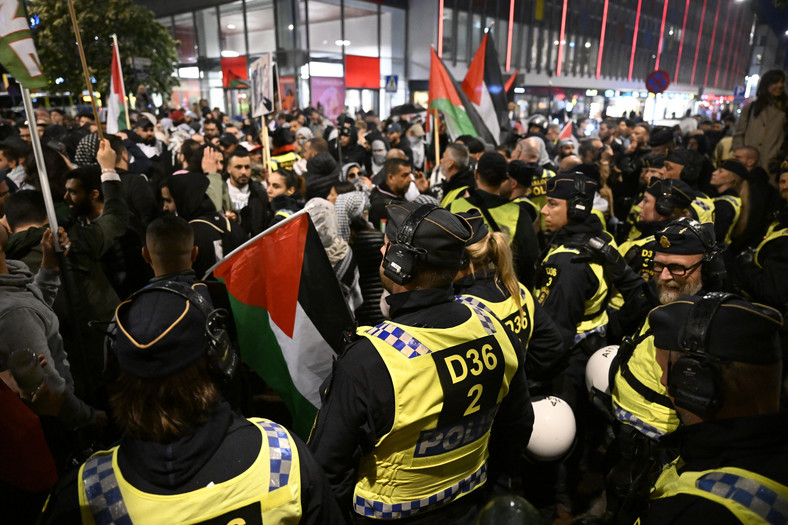 Protestas pro palestinas durante las semifinales de Eurovisión