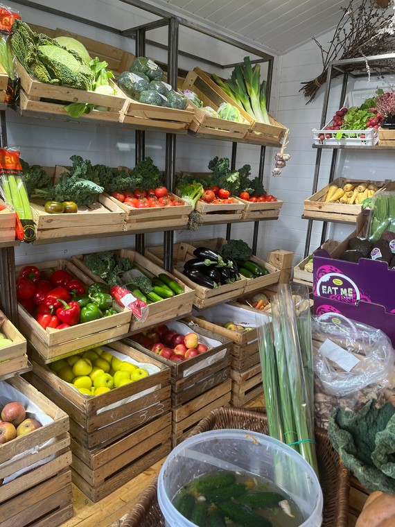 Products in the vegetable garden "at the representative"