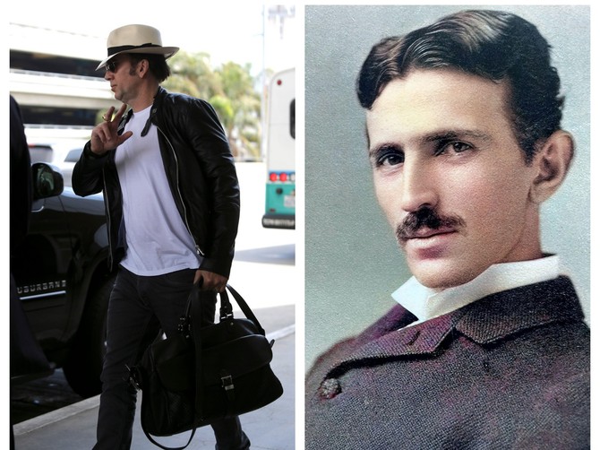 Nikolas Kejdž i slavni Nikola Tesla  AKM Images/Backgrid USA/ Pictorial Press Ltd / Alamy/Alamy