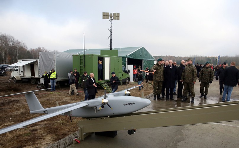 Pokaz możliwości polskich dronów