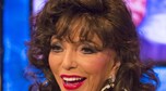 Joan Collins na nagraniu programu w 2017 roku