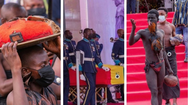 Rich cultural display at Ex-President JJ Rawlings' funeral