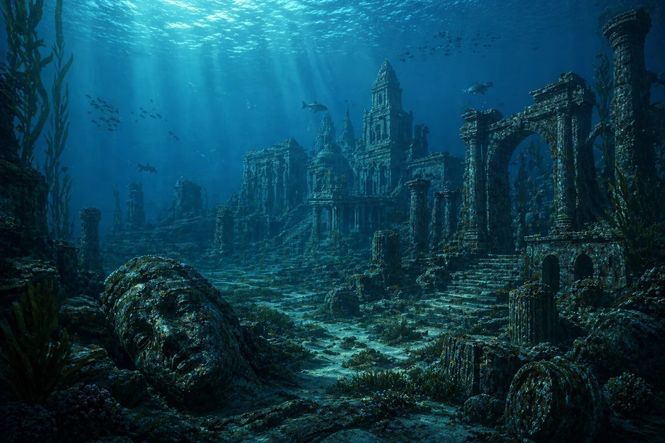 Grad pod morem - ilustracija