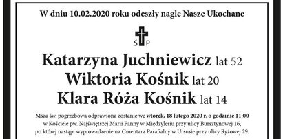 Parafia żegna ofiary z Bukowiny. Poruszające