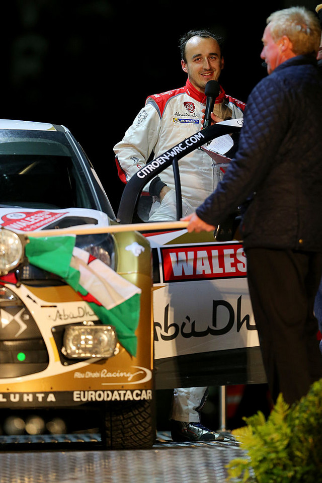 Robert Kubica w 2013 roku na FIA World Rally Championship Great Britain