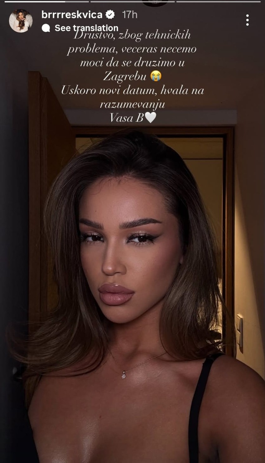 Breskvica otkazala nastup u Hrvatskoj