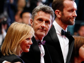 Joanna Kulig, Pawel Pawlikowski i Tomasz Kot podczas festiwalu w Cannes.