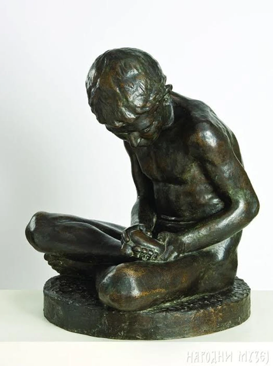 "Dečak koji vadi trn" (1922) Simeona Roksandića