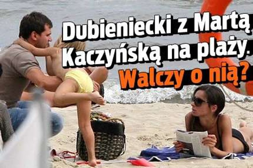 Dubieniecki z Kaczyńską na plaży. Walczy o nią?