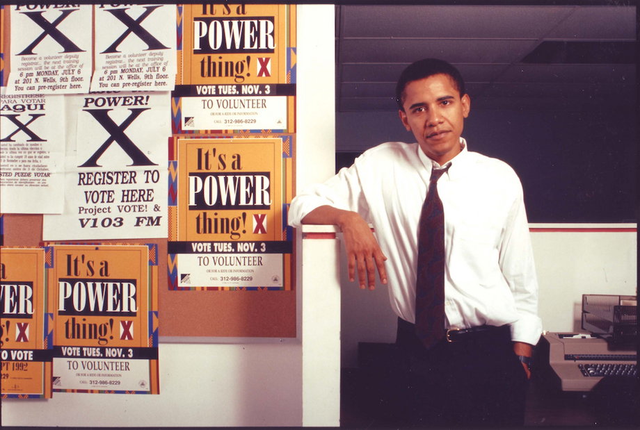 Barack Obama w 1992 r.