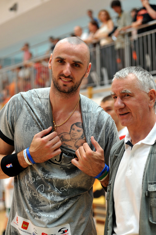 Marcin Gortat z ojcem Januszem