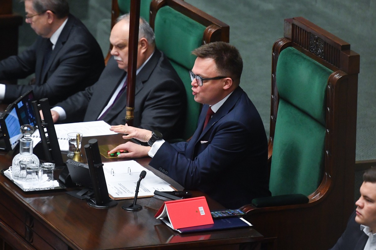 Marszałek Sejmu Szymon Hołownia