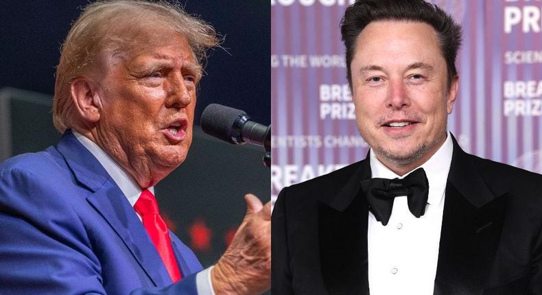 He's a very smart guy. I certainly would, if he would do it, I certainly would. He's a brilliant guy, former President Donald Trump told Reuters when asked if he would offer Elon Musk a cabinet or advisory position.Grant Baldwin via Getty Images; Steve Granitz/FilmMagic via Getty Images