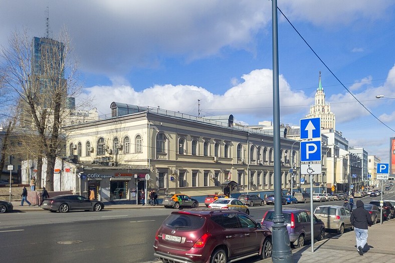 Budynek sądu w dzielnicy Basmanny w centrum Moskwy