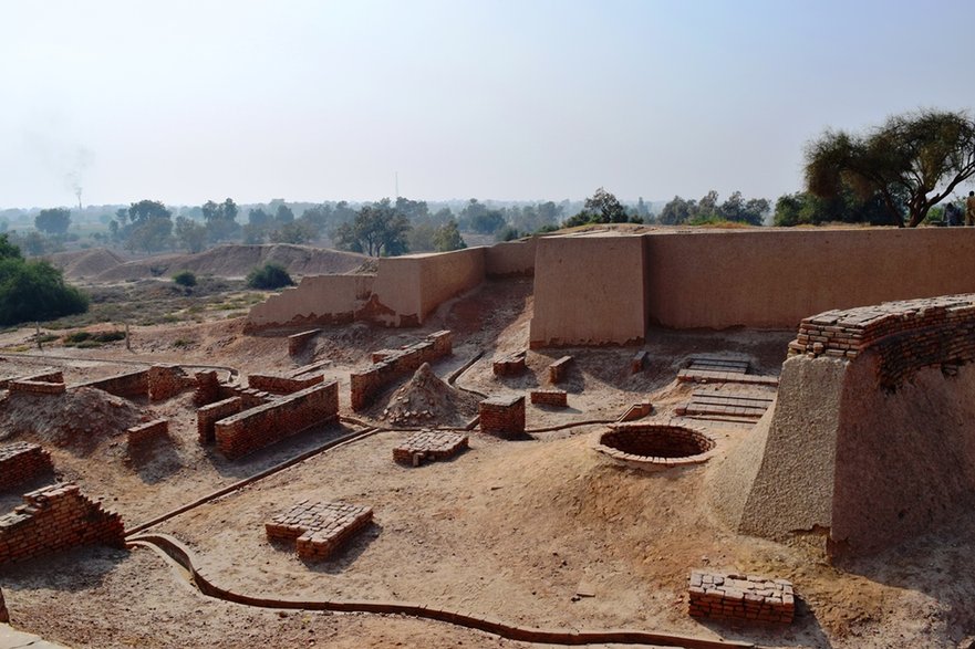 Stanowisko archeologiczne w mieście Harappa.