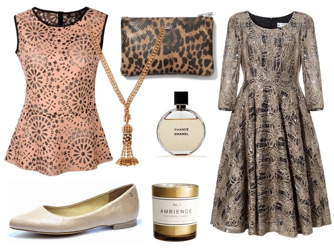 Torebka - antbag by ania/antbags.pl, sukienka– Maxim/maximfashion.pl, bluzka- Midori/midori.pl, buty - Caprice/caprice.pl, kolia – Cartier/cartier.com.