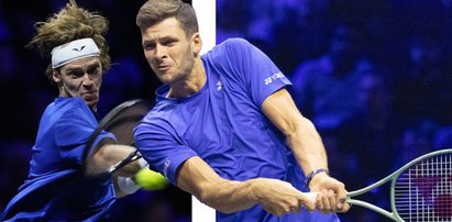 Hubert Hurkacz w deblu z Rosjaninem w Laver Cup. Nikomu to nie przeszkadza?