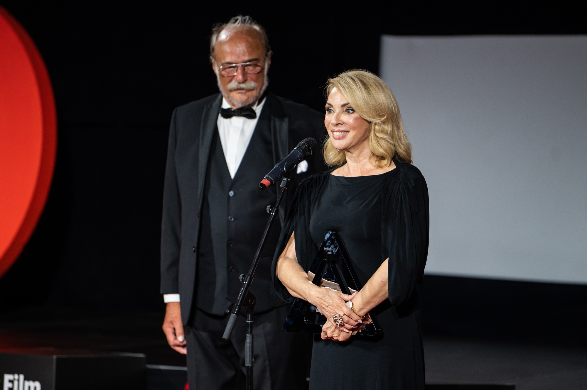 Pavel Nový a Zdena Studenková počas Medzinárodného filmového festivalu Art Film Fest v roku 2023.