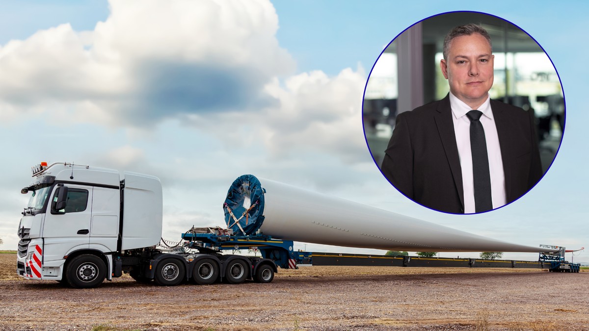 Na jedną farmę przypada ok. 10 kursów. Transport wiatraków to nie przelewki