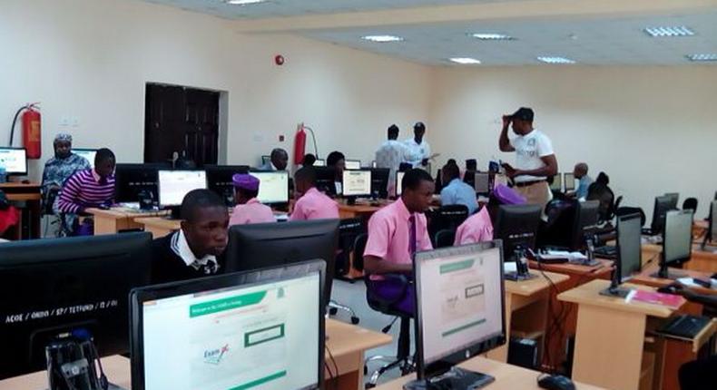 A JAMB CBT centre (PM News)