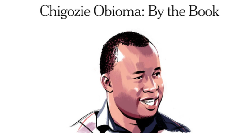 chigozie obioma on The New York Times [Jillian Tamaki/The New York Times]