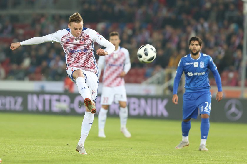 Pilka Nozna. Ekstraklasa. Gornik Zabrze - Lech Poznan. 05.10.2018