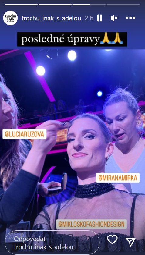 Adela Vinczeová v sexi šatách od Fera Mikloška.