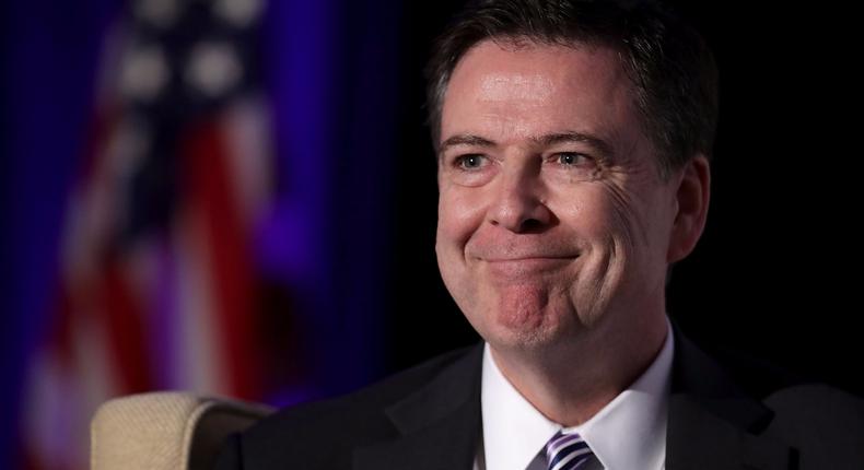 Former FBI Director James Comey.